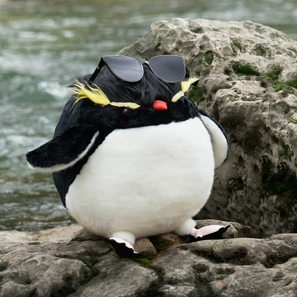 

Chubby Rockhopper Penguin Stuffed Animal Plush Toy, Penguin Plushies, Great Gift for Penguin Lovers of All Ages