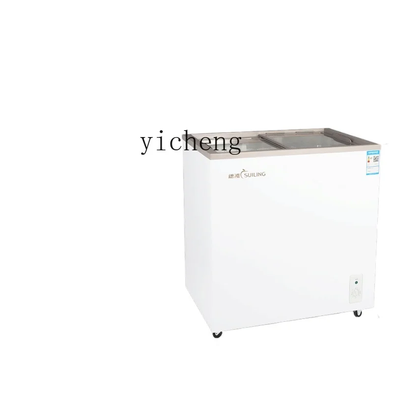 ZK ice cream cabinet 325 liters horizontal frozen display cabinet refrigerated and fresh mung bean paste freezer