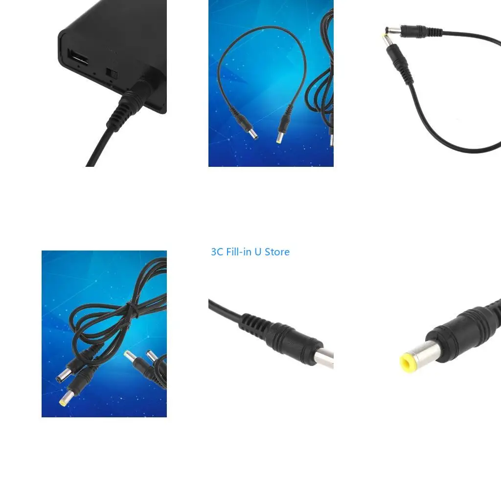 G8TA Adjustable Step Up 5.5x2.1mm Male To 5.5x2.5mm Male Cable Power