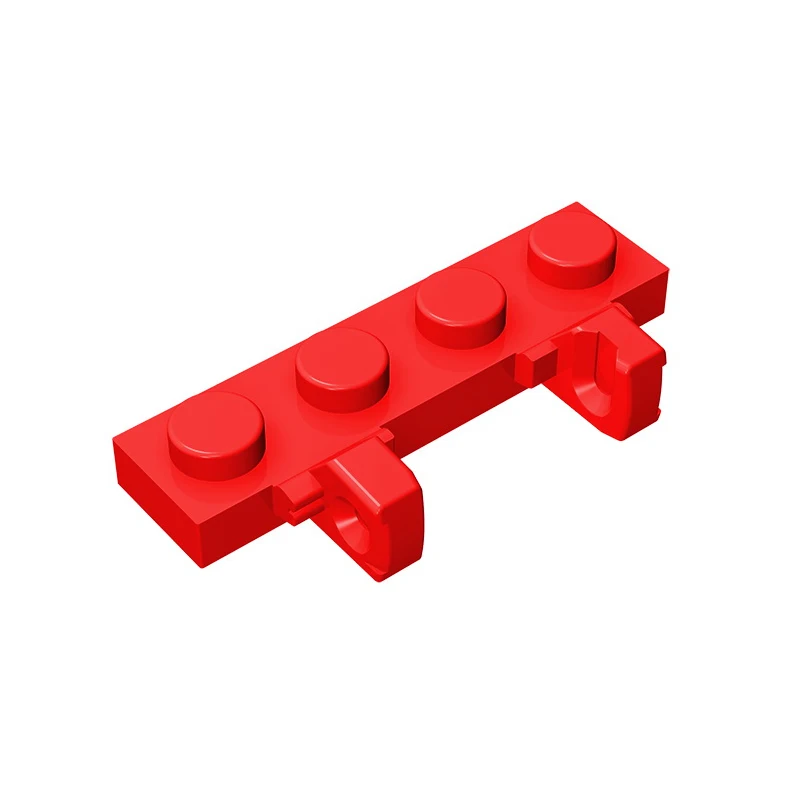 Gobricks GDS-894 Hinge Plate 1 x 4 Locking Dual 1 Fingers on Side compatible with lego 44568  DIY Building Blocks