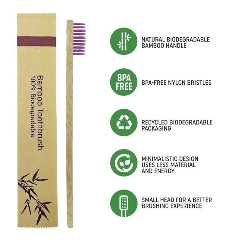 10ks bambus zubní kartáček eko zdvořilý dřevěný zub kartáč měkké štětina kování dřevěné uhlí dospělé orální péče toothbrushes hotel cestovní