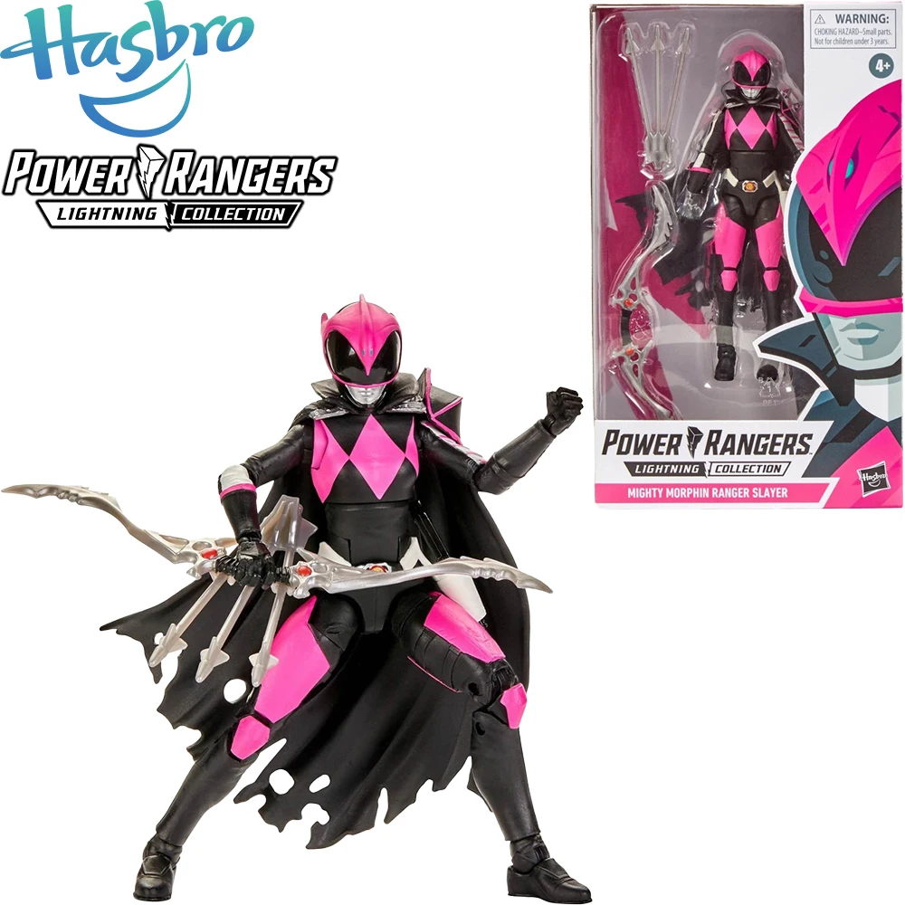 In Stock Original Hasbro Power Rangers Lightning Collection Mighty Morphin Ranger Slayer Action Figures Collectible Model Toys