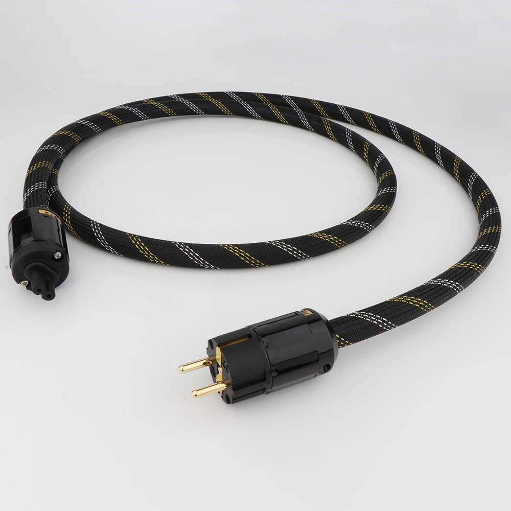 XLO REFERENCE2 TYPE10A HiFi Audio AC Power Kabel UE/USA Audiofilski przewód zasilający C7 IEC Female Figure 8 Przewód zasilający