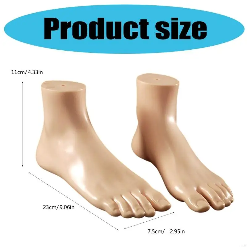 PACK 2 PROFESSIONNEUX PVC MANNEQUIN SHOOS EXPOSITION Modèle pour chaussettes