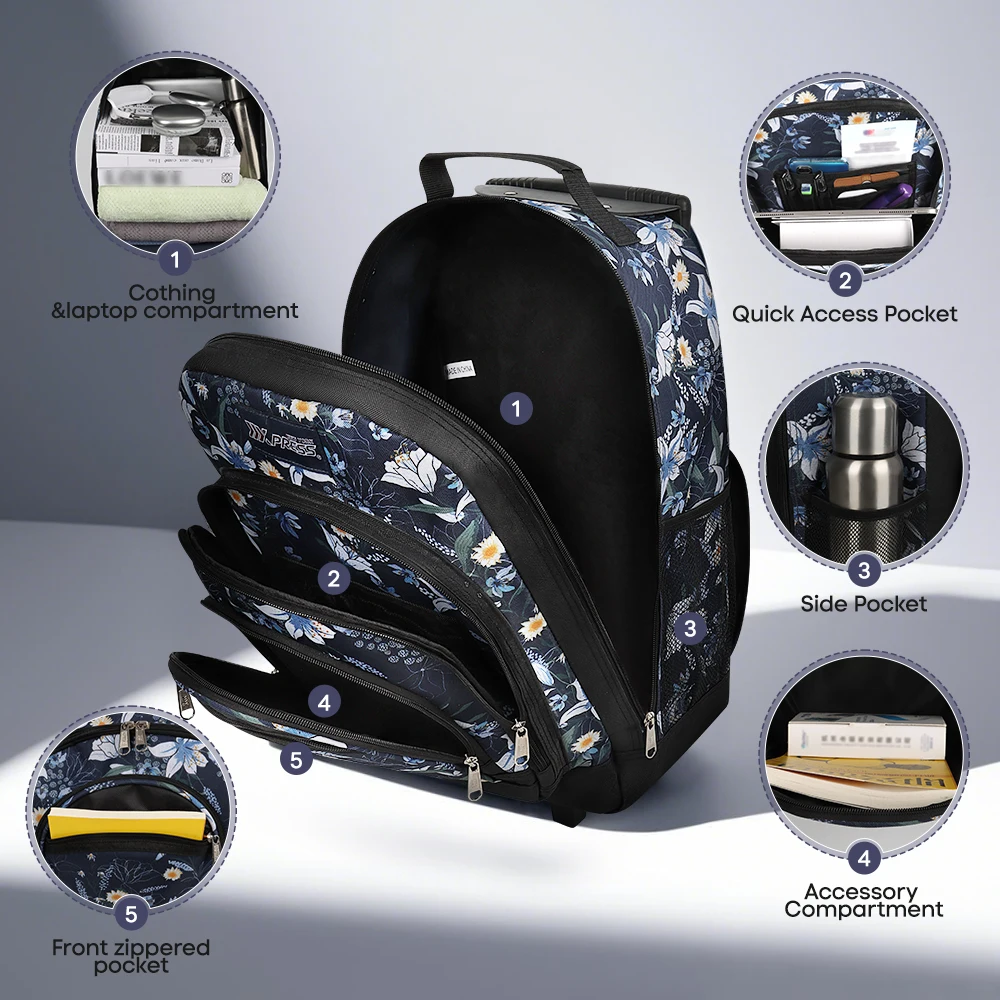 20 Inch Rolling Backpacks For Adults Large Capacity Backpack with Wheels Trolley Suitcase Wheeled Bag Laptop Backpack