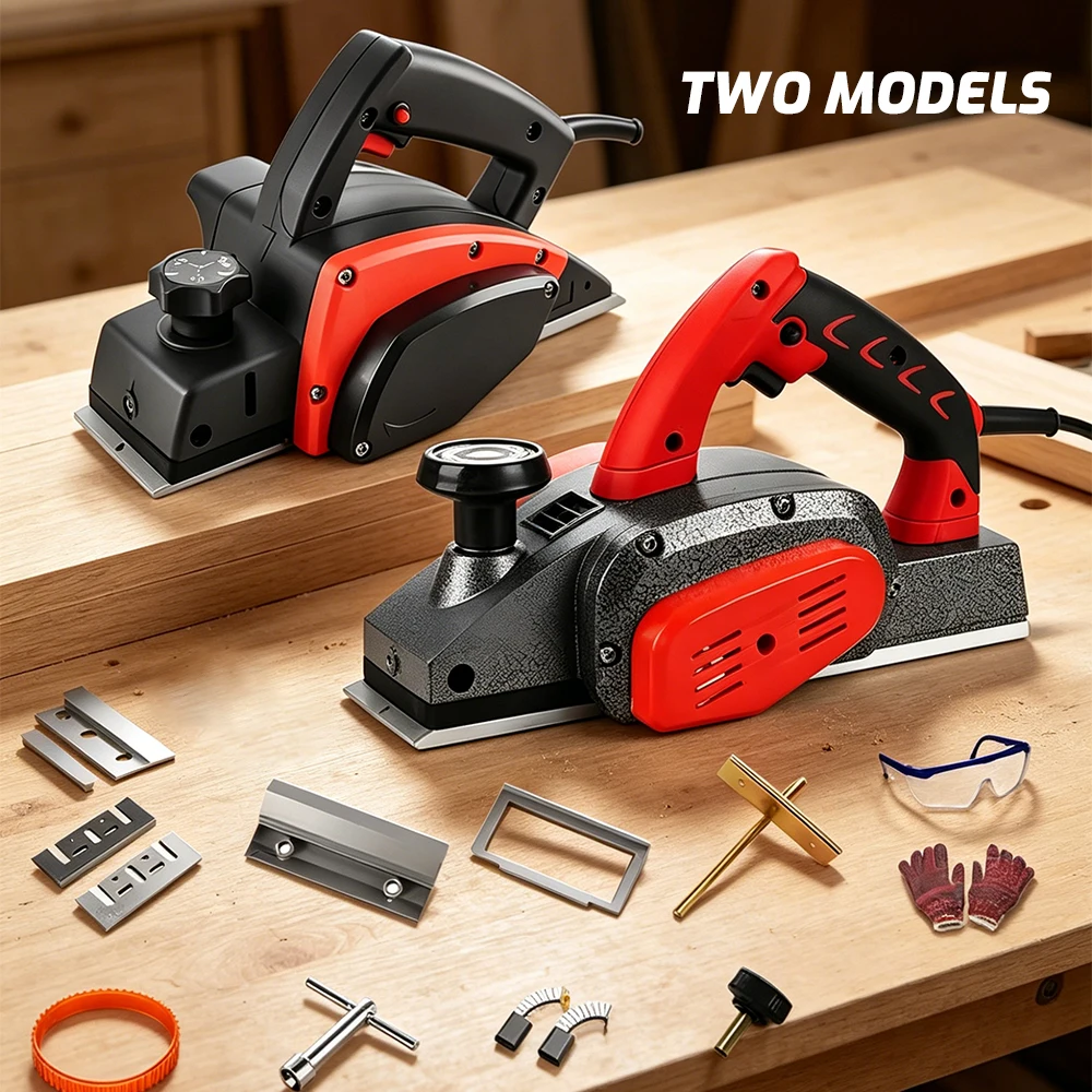 220V Multifunctional Electric Planer Woodworking Portable Desktop Electric Planer Home Woodworking Table Planer Press Planer