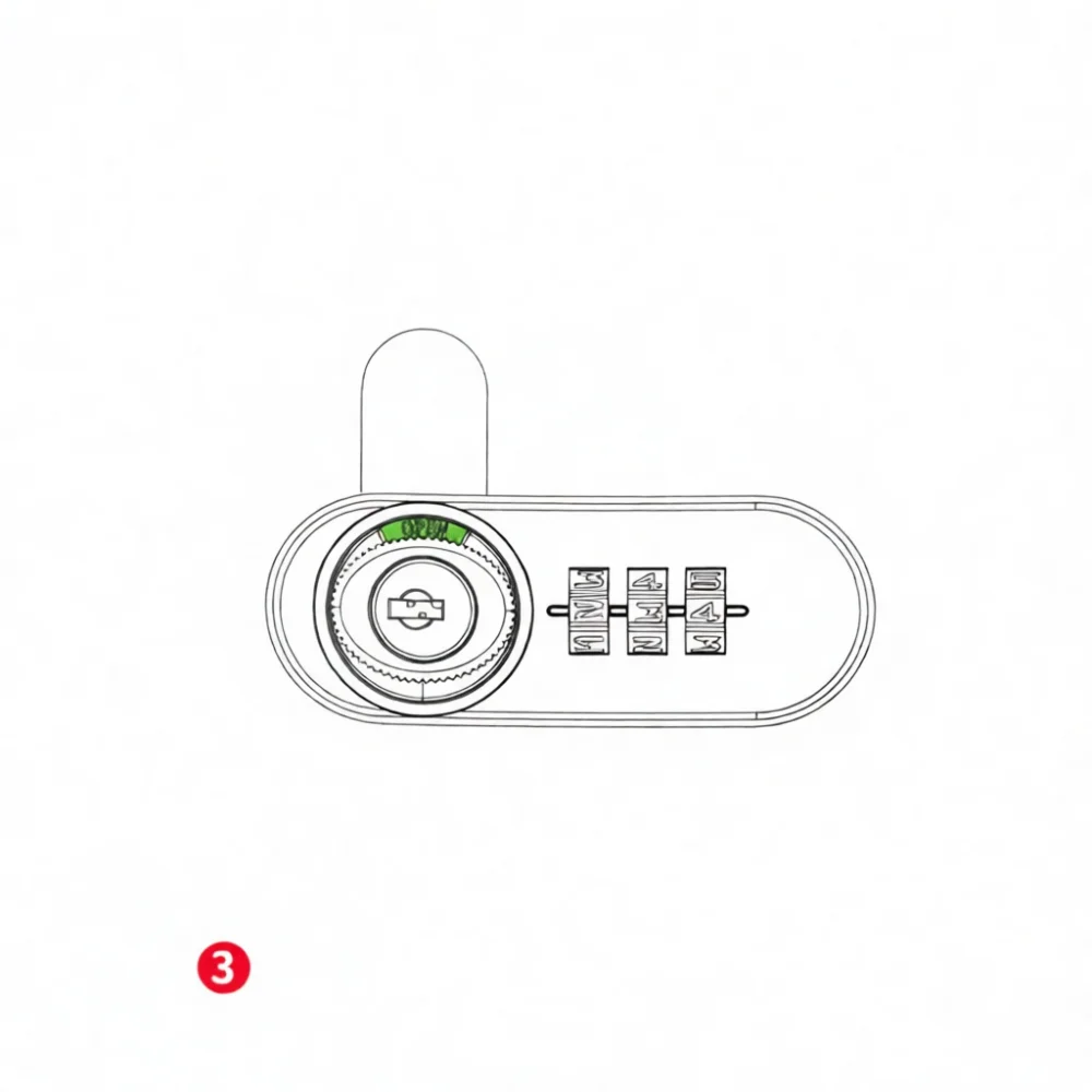 Mekanik Kombinasyonlu Kam Kili - Furniture Hardware Cam Lock incelemesi ve fiyatı