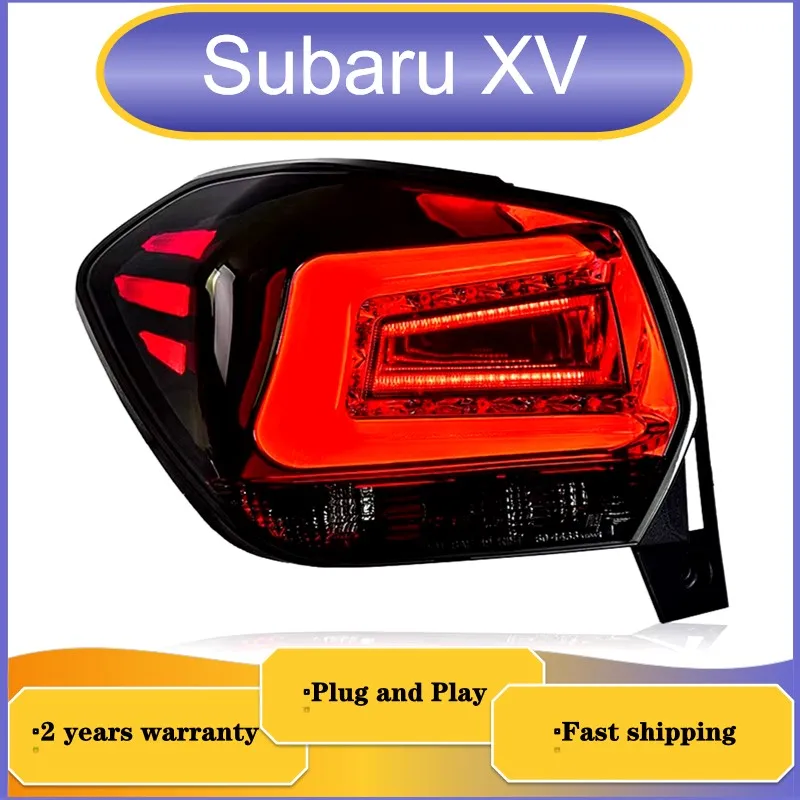 Car Accessories for Subaru XV Tail Lamp 2013-2016 Subaru XV Tail Lights Rear DRL Fog Brake Reversing Turn Signal