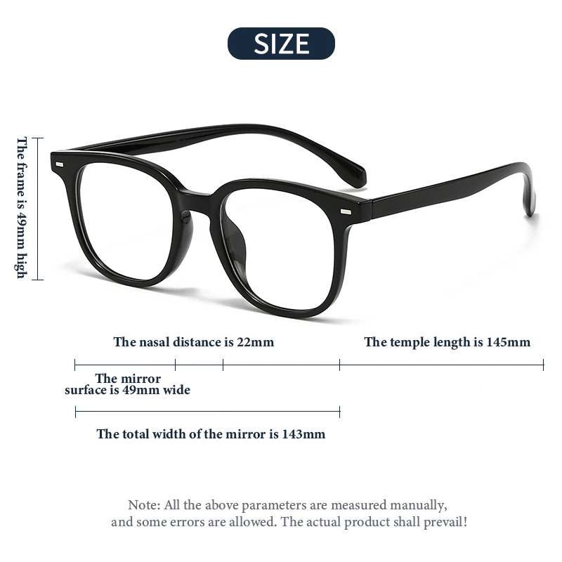 نظارات طبية دائرية من KAROS للنساء، إطار TR-90 مع عدسات مضادة للضوء الأزرق وعدسات بصرية فوتوكروميك #4