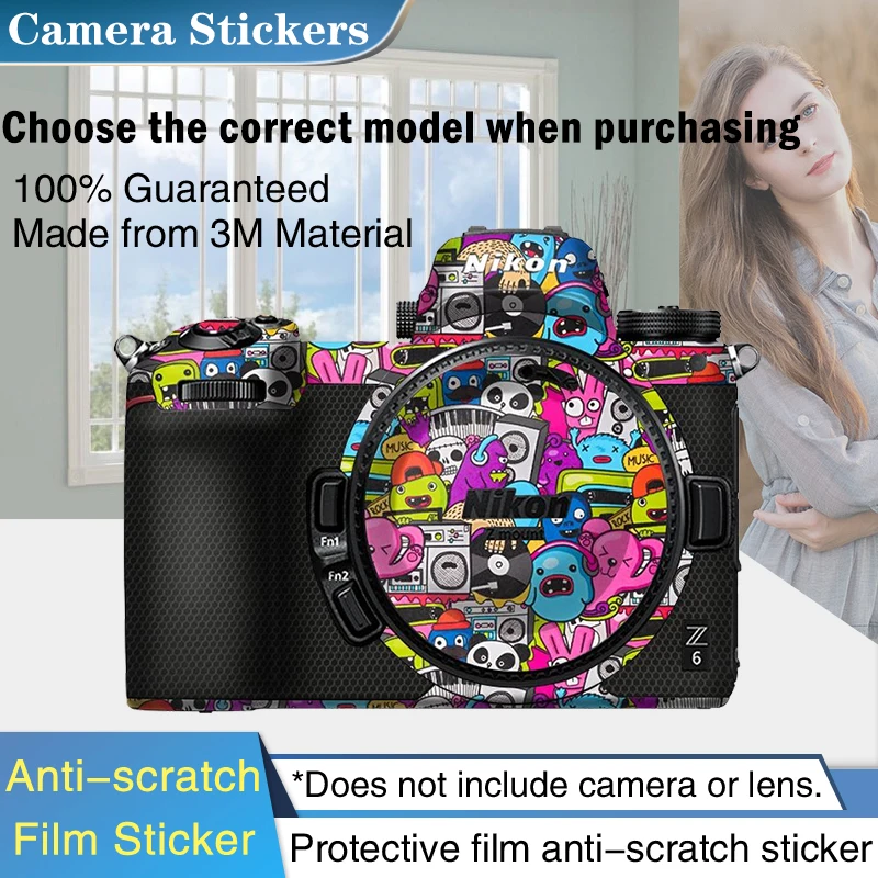 

Camera Body Stickers Coat Wrap Protective Film Protector Decal Skin For Nikon Z6 Z7 Z6II Z7II Z62 Z72 Z5 Z50 Z9 Z 5 6 7 9 camera