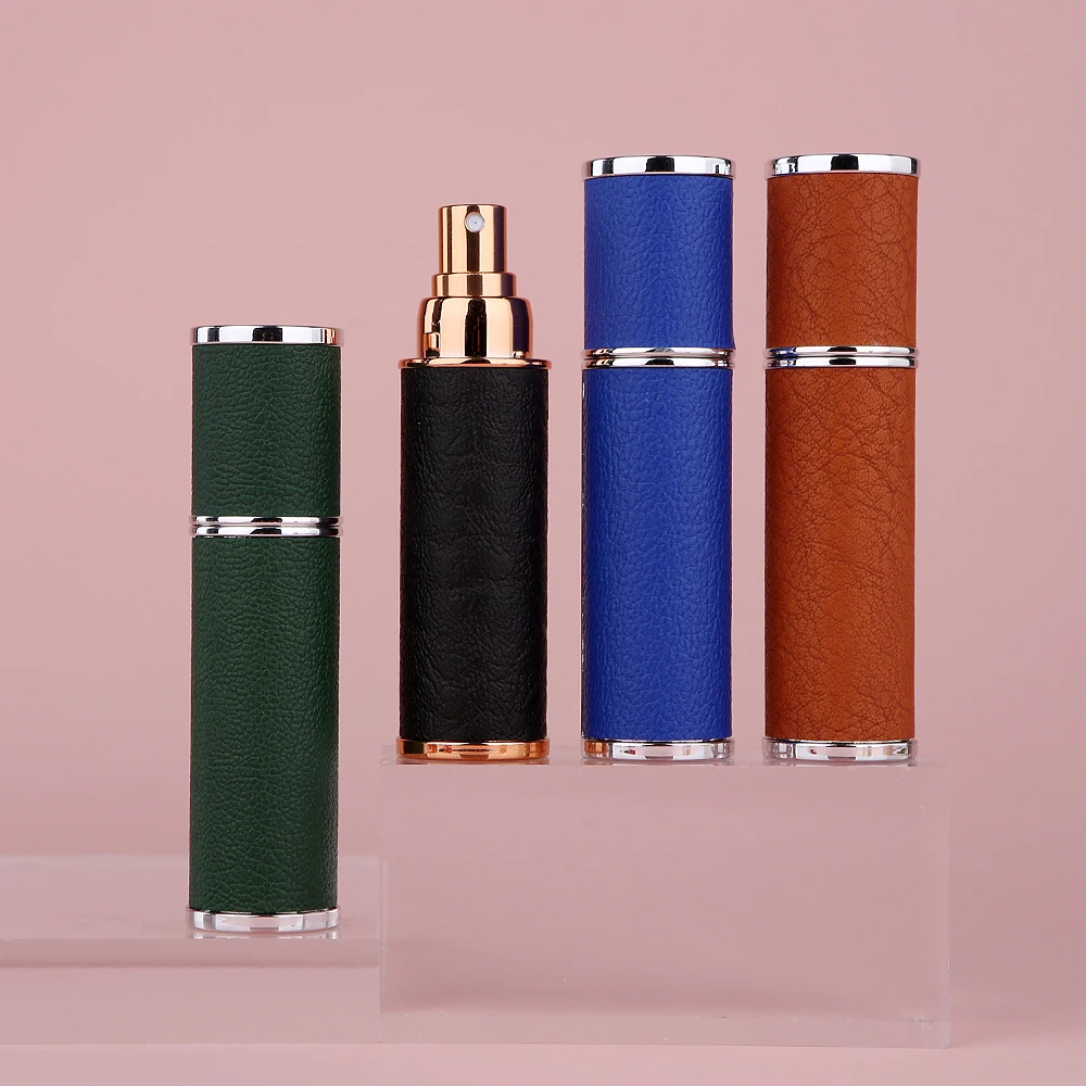 luxury-perfume-refillable-10-20pcs-5ml-portable-compact-leather-perfume-spray-bottle-with-glass-liner-multiple-color-options