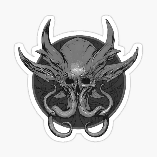 Creative Cthulhu Great Old Ones Octopus Monster PVC Sticker for Decorate Wall Car Truck Bicycle Off-road Helmet Bumper Decal