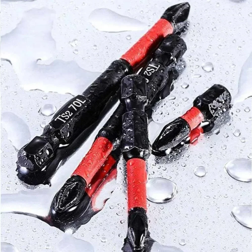 Zestaw bitów do wkrętarki o wysokiej twardości, wielofunkcyjny, mocny, magnetyczny, antypoślizgowy bit krzyżakowy, bit do wkrętarki elektrycznej.