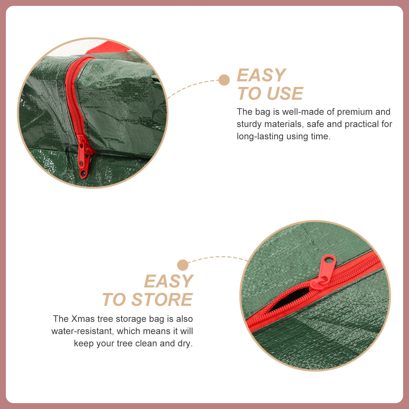 

Christmas Tree Storage Bag Bags Container Organizer Weave Pe Xmas Pouch for Holder
