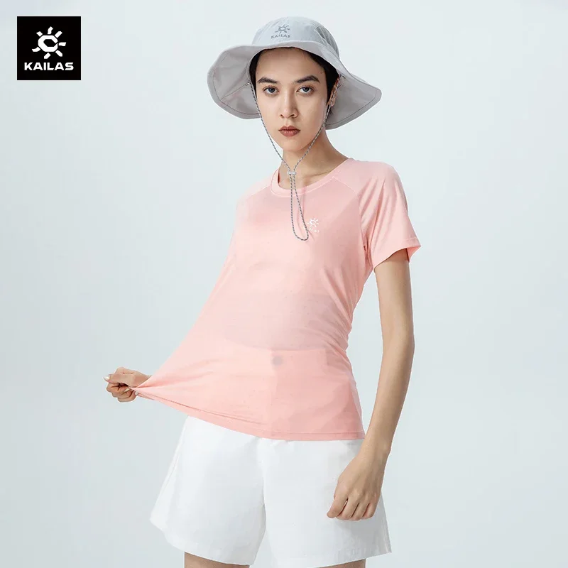 Summer Women's Short Round Neck Patterned T-Shirt Short Sleeved Loose Top, Outdoor Gym Women's Sportswear