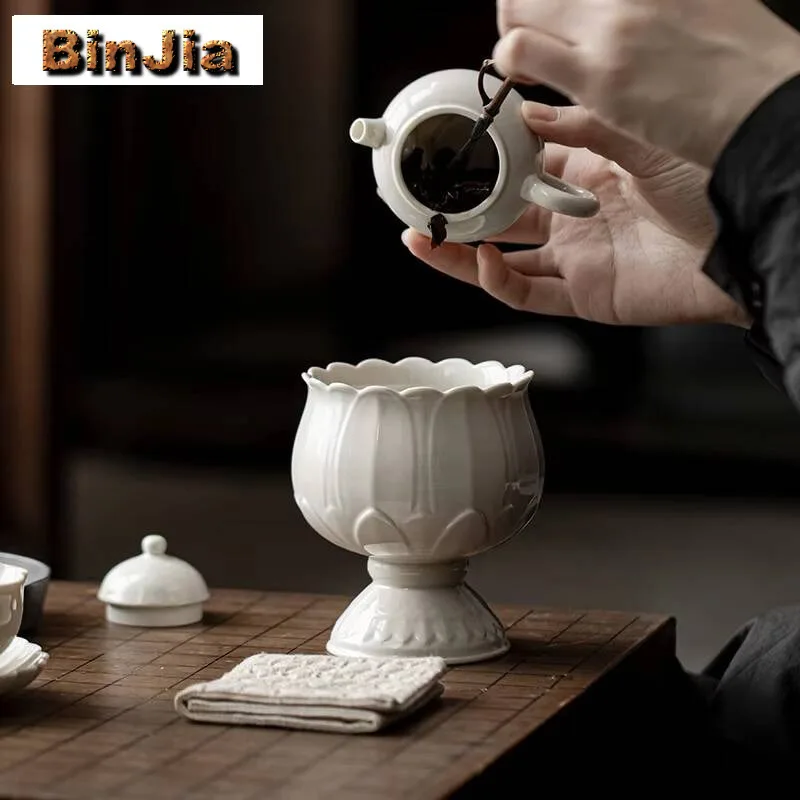 330 مللي خشب العشب رمادي مزجج جيانشوي اليدوية السيراميك البخور الموقد الشاي حوض غسيل الكتابة-فرشاة غسالة تشاكسي جمع #5