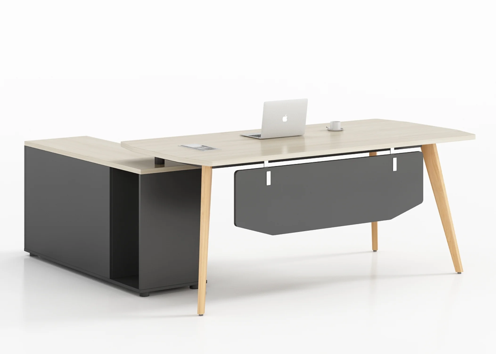 

Foshan JUOU Office Furniture Desks Modern Office Desk L Shape Executive Cheap Wooden Office Desk Design