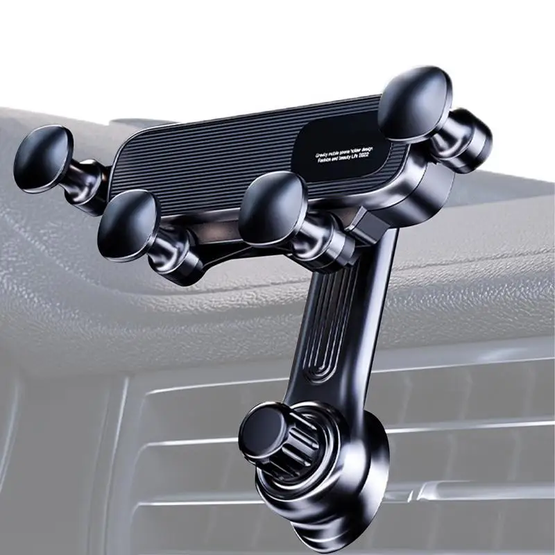 Vent Clip Phone Holder 360 Degrees Rotate Convenient Cell Phone Holder Air Vent Clip Holder Convenient Cradle In Vehicle Non