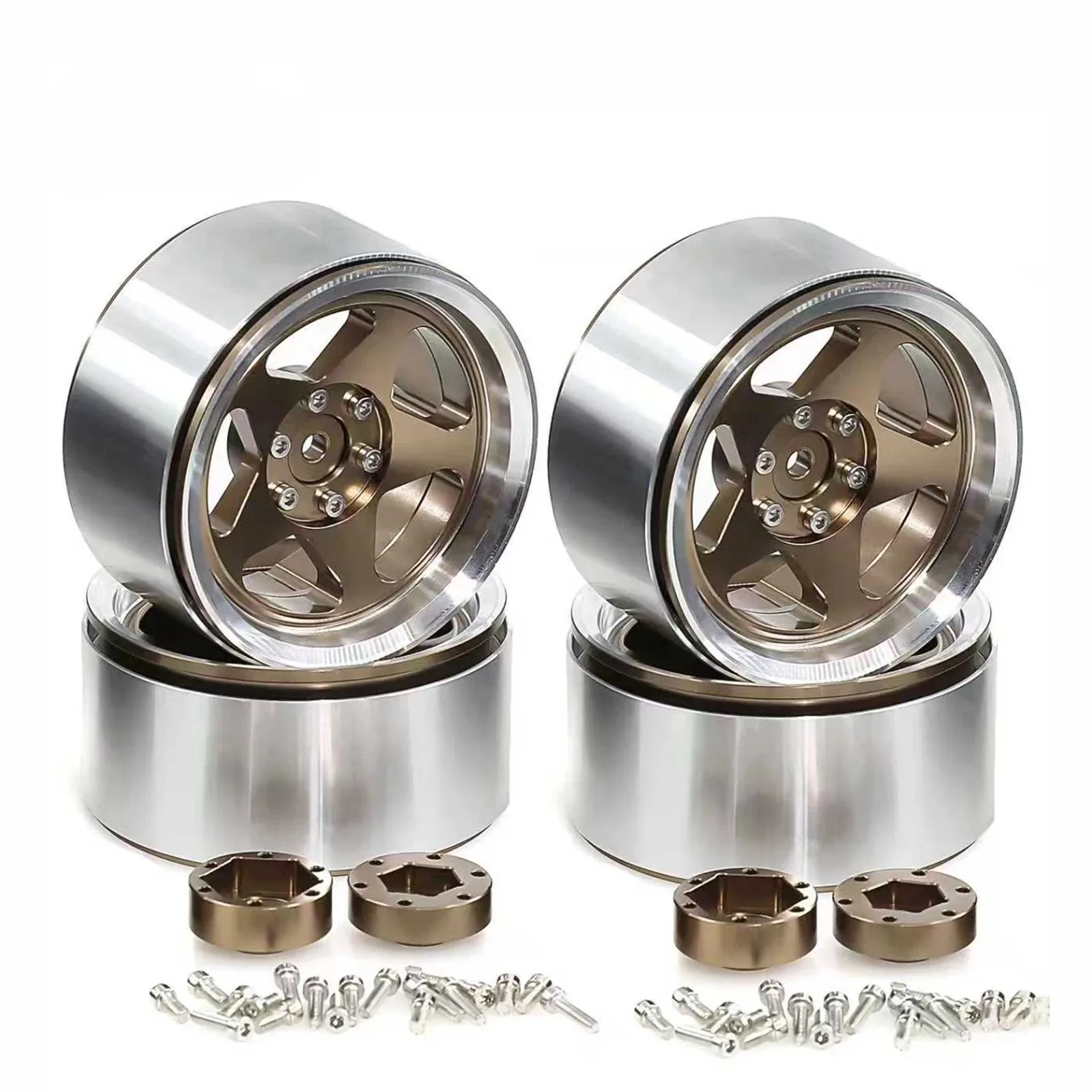 4PCS CNC Aluminum Alloy 2.6