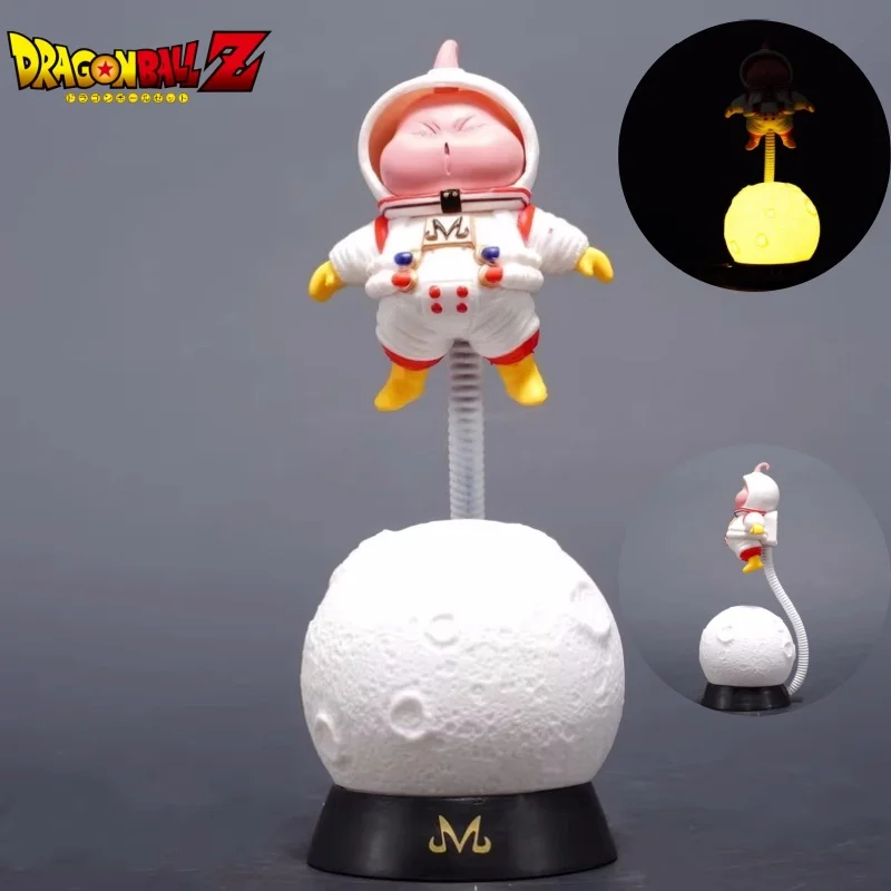 Nueva figura de Dragon Ball Anime, figuras gordas Buu, luz nocturna, traje espacial Majin Buu, juguete para coleccionar, decoración de habitación, lámpara, regalo personalizado de cumpleaños