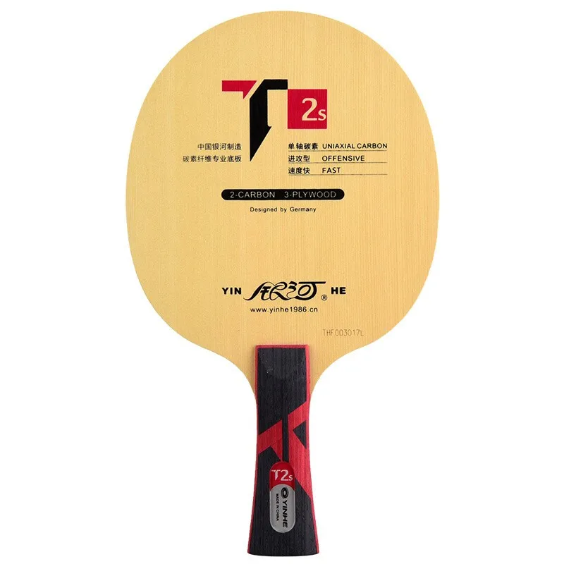 Original YINHE T2 S Hinoki Carbon Table Tennis Blade Racket Loop Offensive T2S T-2S Speed Spin Ping Pong Bat Paddle