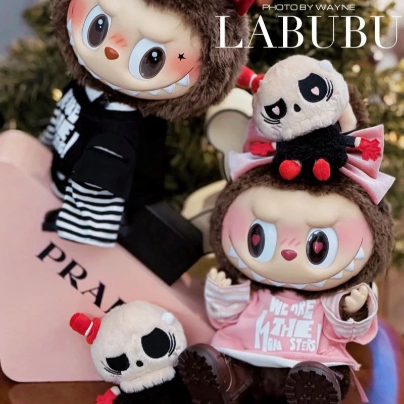 

For LABUBU Reference Valentine's Day 17CM Baby Clothes Vinyl Doll Pulling Cloth 40CM Clothes ZIMOMO58CM Replacement Set