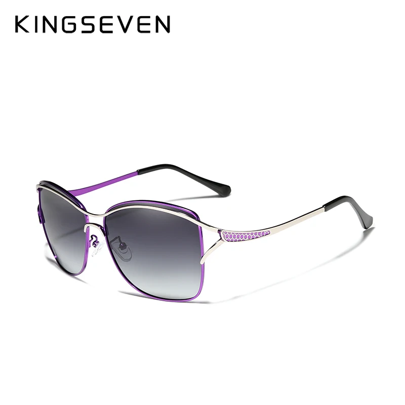 KINGSEVEN Retro Womens Sun glasses Polarized Luxury Ladies Brand Designer Gradient Lens Sunglasses Eyewear For Women Female