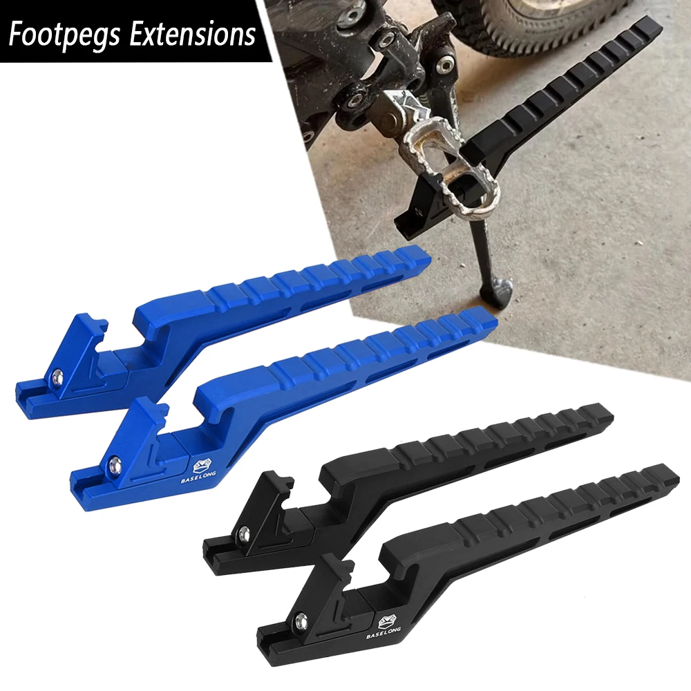 Motorcycle Passenger Foot Peg Extensions Extended Footpegs Accessories For HUSABERG TE125 TE250 TE300 TE 125 250 300 2011-2014