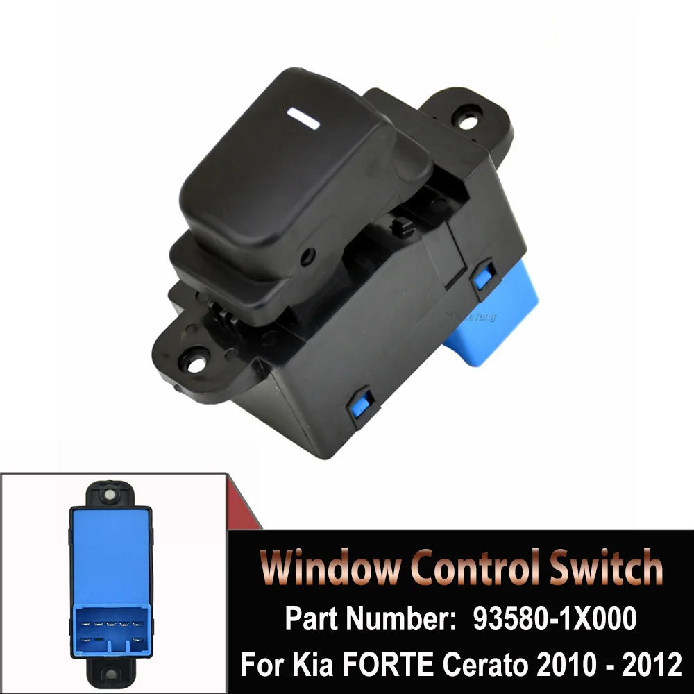 For Kia FORTE Cerato 2010 2011 2012 93580-1X000 935801X000 Electric Power Master Window Control Switch Button Car Styling