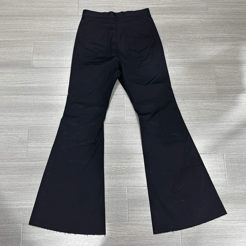 High Street Men's Pants Zipper Design Casual Pants Streetwear Men Trousers Black Full Length Men's Clothing