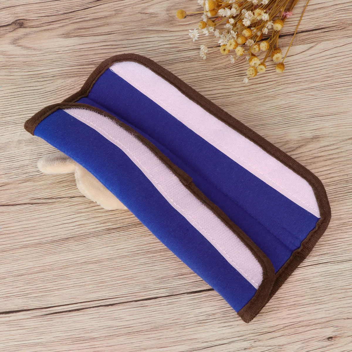 Funda de correa de hombro para Protector de seguridad con patrón de conejo suave, cojín automático para cochecito de dibujos animados