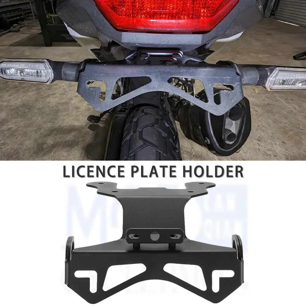 

2025 Motorcycle Accessories License Plate Holder For Honda CRF1100L Africatwin DCT ES Adventure Sports 2020 2021 2022 2023 2024