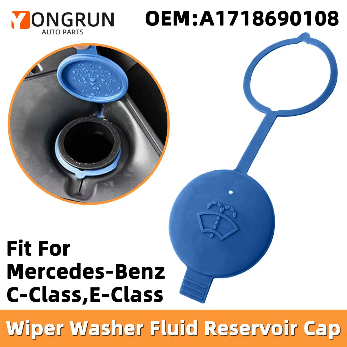Wischflüssigkeitsbehälterdeckel passend für Mercedes-Benz C-Klasse W204, E-Klasse W212, GLC-Klasse X204, V-Klasse W448, A1718690108 – Detail 1