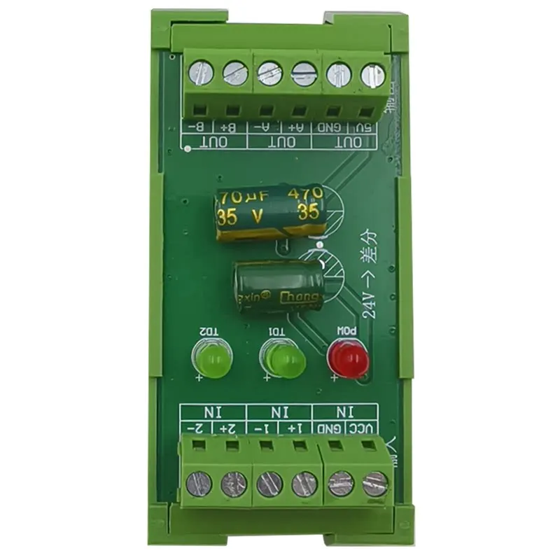

Single-ended to collector to differential microcontroller PLC industrial control card servo HTL to TTL