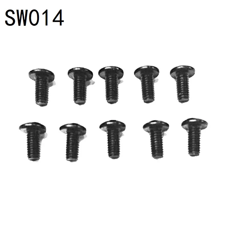 

10pcs M4x10mm Screw SW014 for JLB Racing CHEETAH 11101 21101 J3 Speed 1/10 RC Car Upgrade Parts Spare Accessories