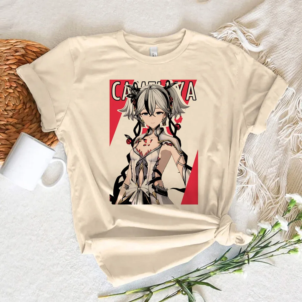 Wuthering Waves top women Japanese streetwear t shirt female y2k anime funny clothes