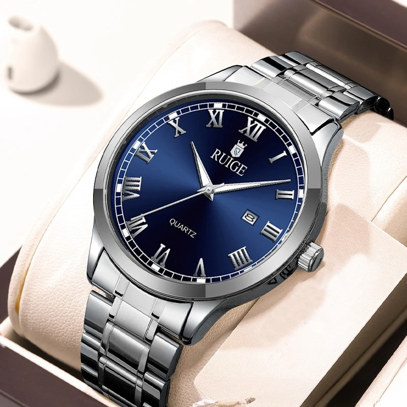 Men's Watch, Fashion Casual Calendar Business Quartz Watch