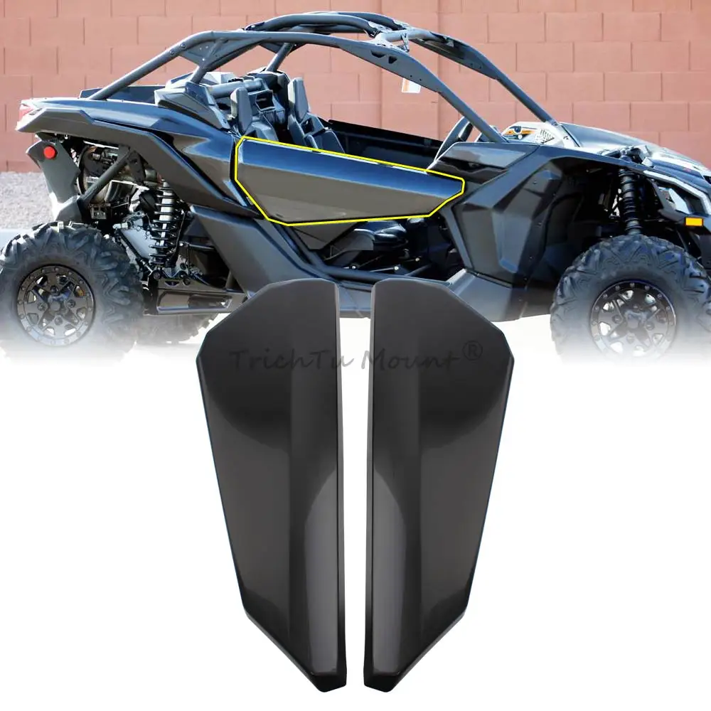 UTV Accessories Front Upper Door Panels Kit Compatible with Can-Am Maverick X3 Max Turbo R RR 2 Doors 2017-2024 #705012862-3