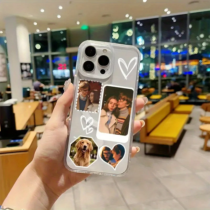Funda Personalizada para Teléfono iPhone 18 17 16 15 14 13 12 11 Pro XS Max Plus Mini X XR Air 16e 17e Magsafe, Carcasa Transparente de PC a Prueba de Golpes