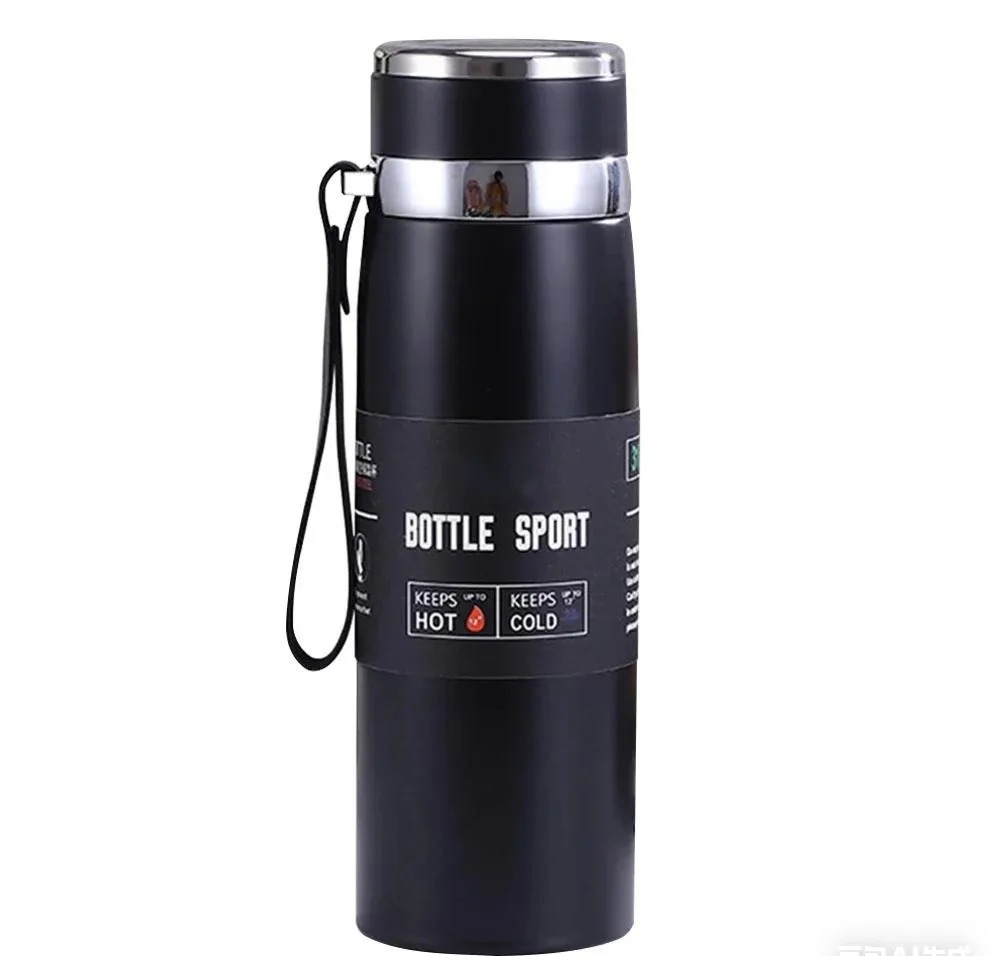 1L thermische waterfles Houd koud en warm waterfles Thermoskan voor water Thee Koffie Thermosflessen Roestvrijstalen thermosfles