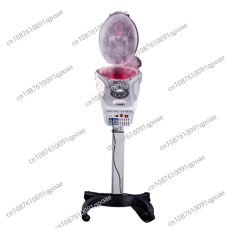 Microwave Spray Oil Treatment Machine Hair Steamer with LED Light for Hair Salon Beauty Shop Ozone Infrared