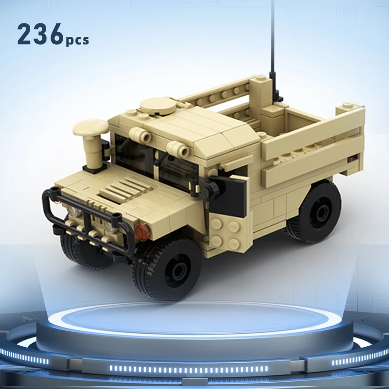 Military Car Model Moc Building Bricks High Performance Vehicle Technology Modular Blocks Gifts Christmas Toys DIY Sets Assembly