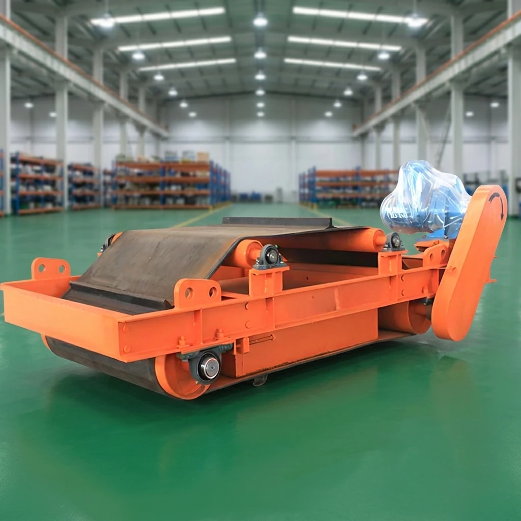 High Performance Automatic Self-cleaning Overband Magnet with Bearing for Port Loading and Bulk Material Handling Use