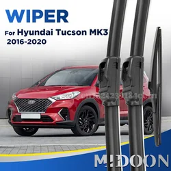 MIDOON Windshield Windscreen Wiper Blades For Hyundai Tucson TL MK3 2016 - 2020 Front Rear Window 2017 2018 2019