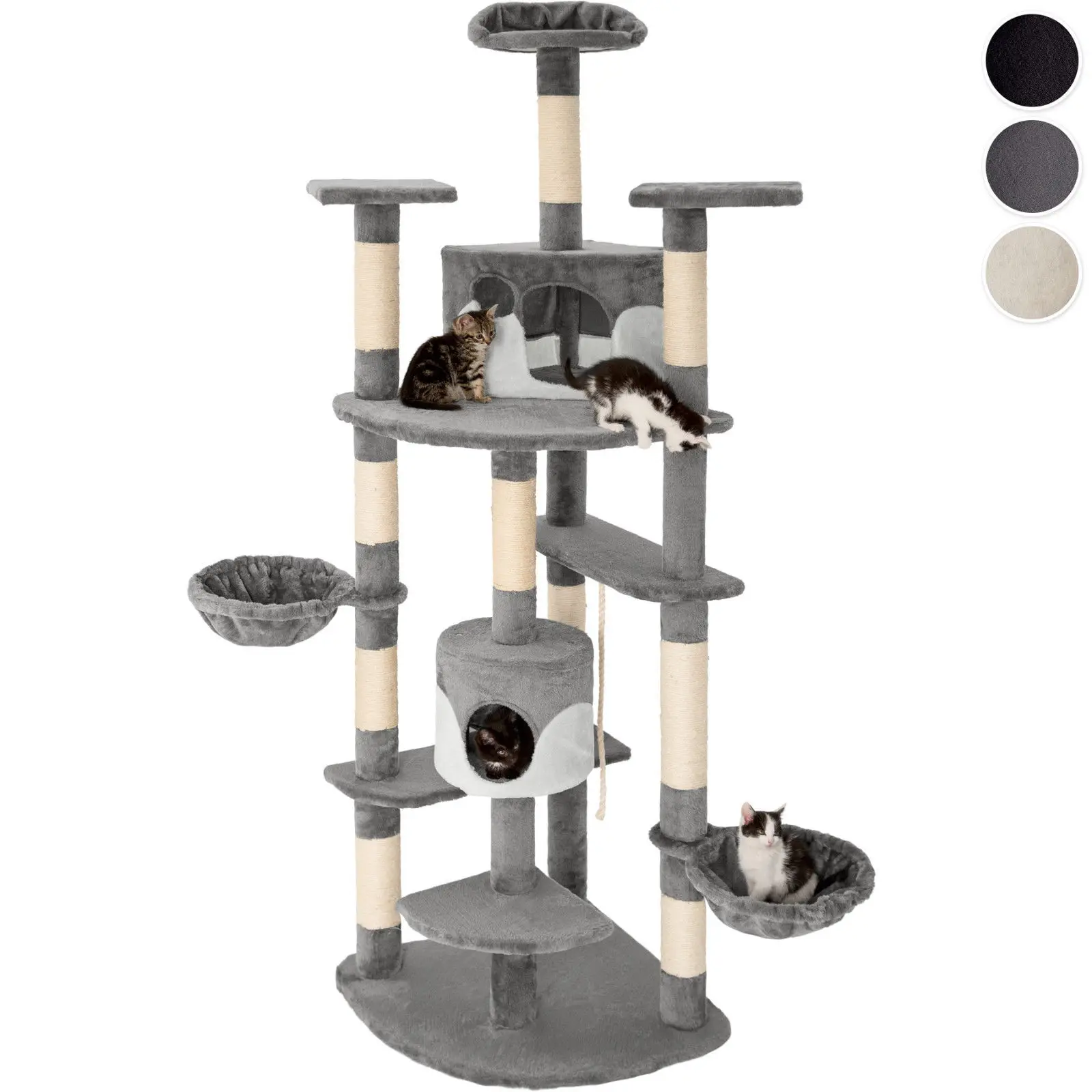 Large cat tree suitable for large cats have enough place for cats play hot selling very popular