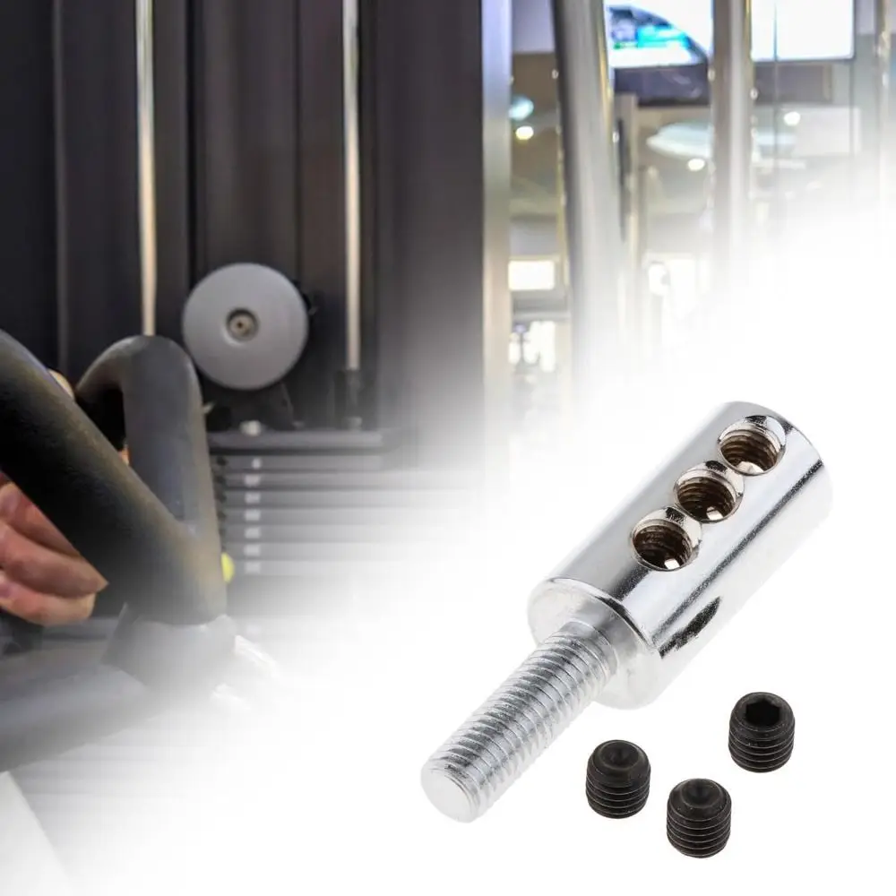 Heavy Duty Steel Core Fitness Cable Terminal Replacement Versatile Fitness Cable Ends Durable Gym Cable Stopper Gym Machines