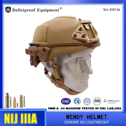 IOS Certified 2nd Generation Premium Lining NIJ IIIA UHMW-PE Ballistic And Ballistic Helmet.44 Wendy Helmet Suspension System An