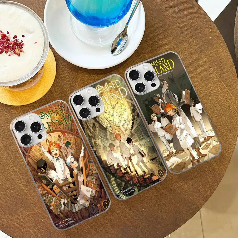 

The-Promiseds-Neverlands Phone Case For IPhone 17 16 15 14 13 12 11 Plus Pro Max Satin Colorful Glossy Surface