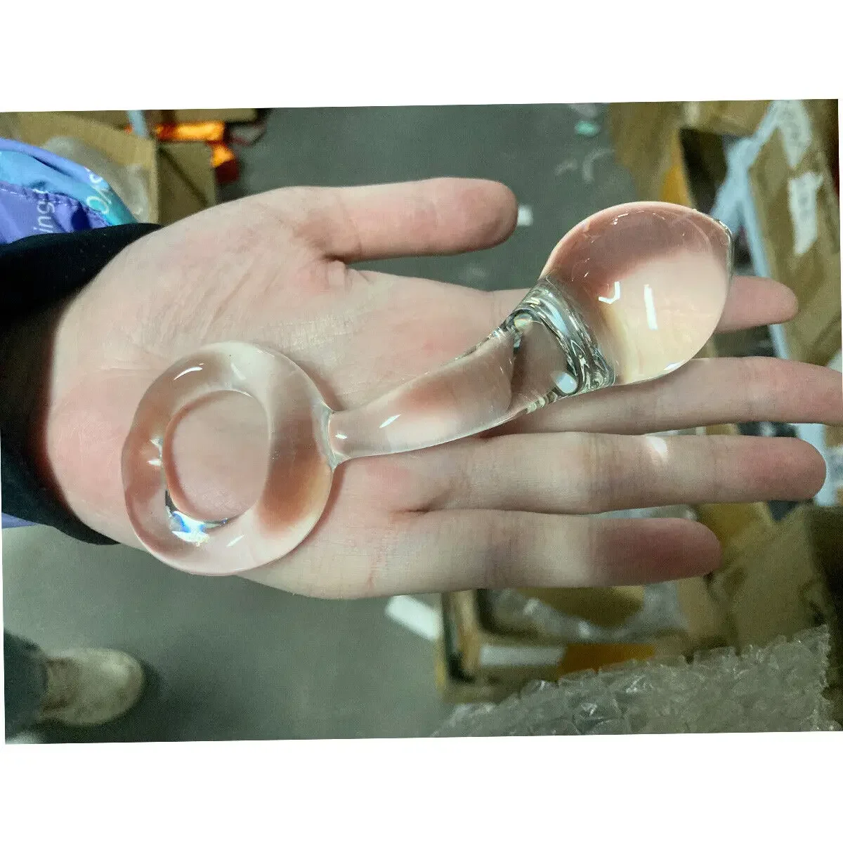 BDSM Sex crystal glass G-spot Vaginal Masturbation Anal Butt Plug Adult products for women men female male masturbation anal