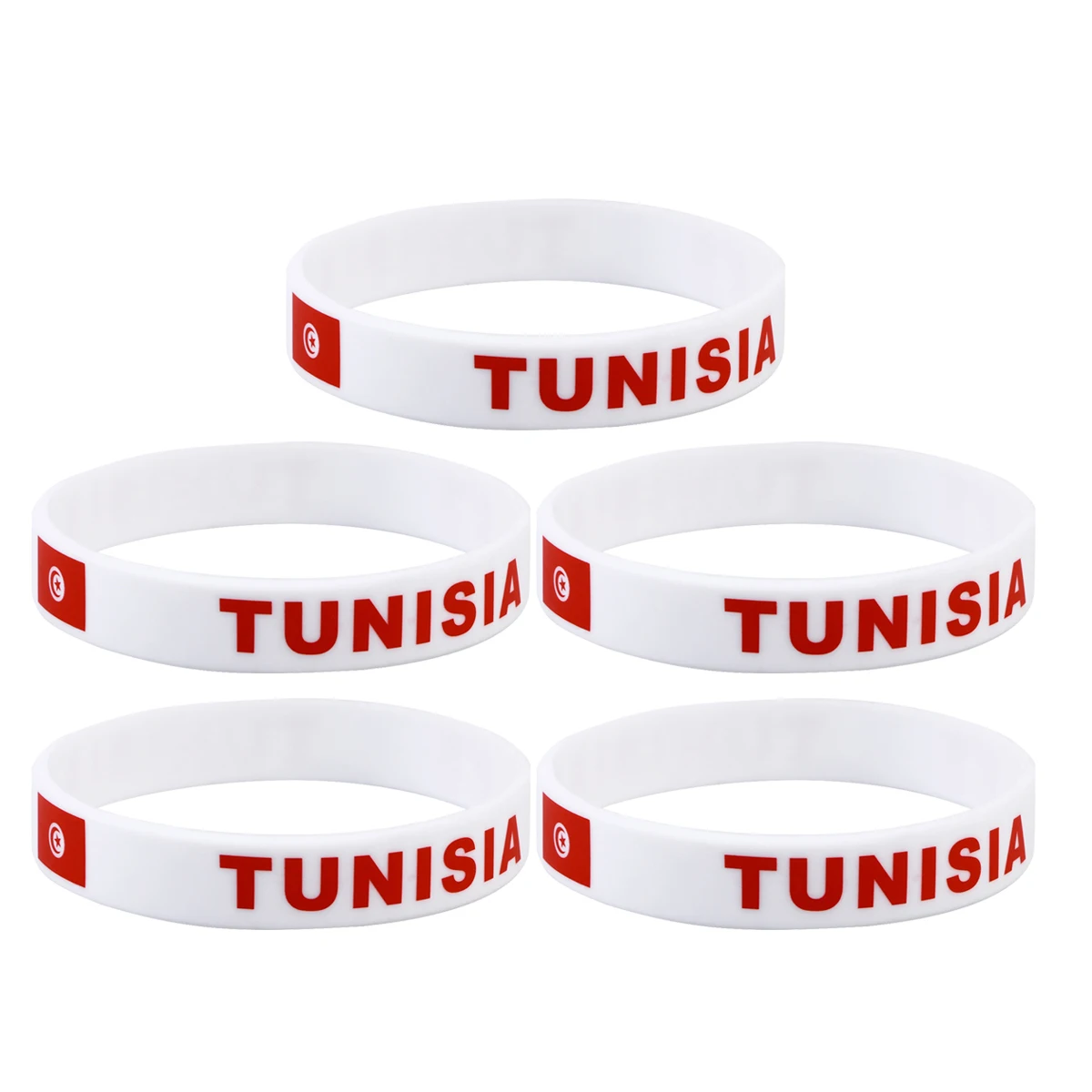 

Environmentally Friendly Silicone Bracelet Country Flag Wristband Australian Bracelets